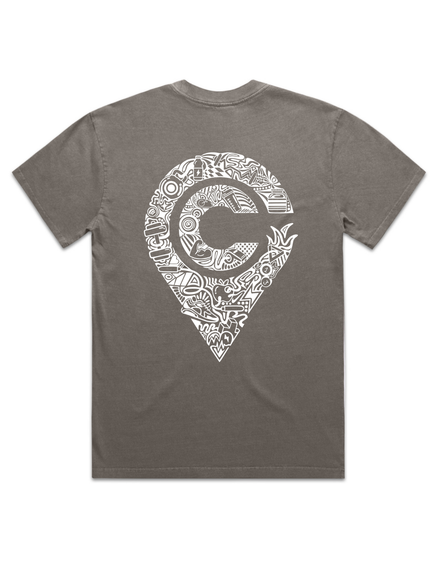 Unchartered Heavy Faded Tee – Faded Grey